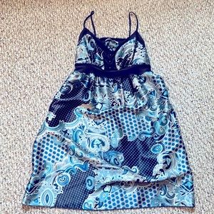 Silky spaghetti strap dress